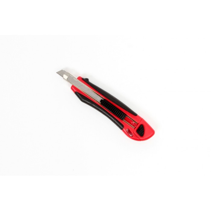 Snijmes IEZZY 9mm kunststof met ergonomische softgrip incl. 3 mesje