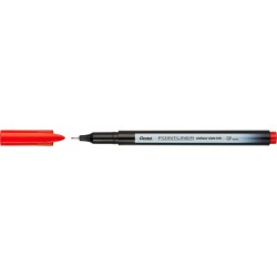 Fineliner Pentel Pointliner S40-B fijn rood