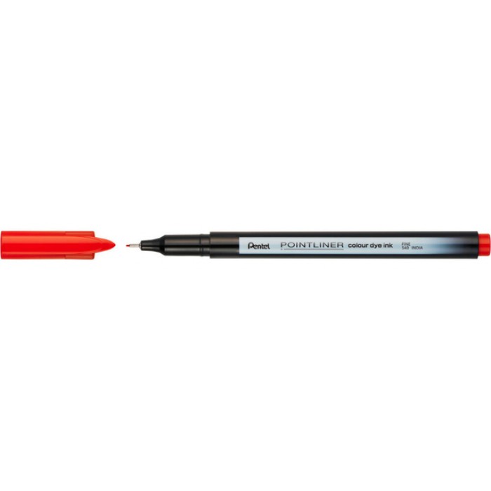 Fineliner Pentel Pointliner S40-B fijn rood