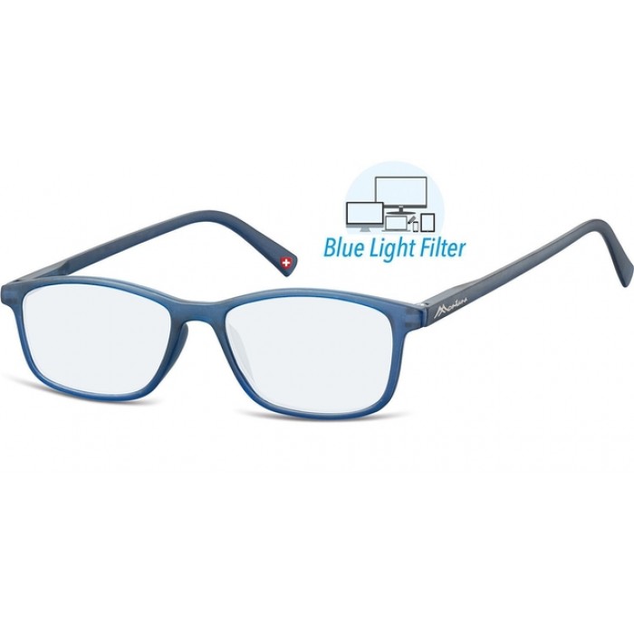 Leesbril  Montana +1.50 dpt blue light filter blauw