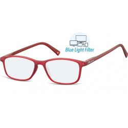 Leesbril  Montana +2.50 dpt blue light filter rood