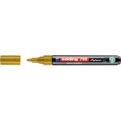 Paintmarker edding 790 op alcoholbasis 2-3mm goud