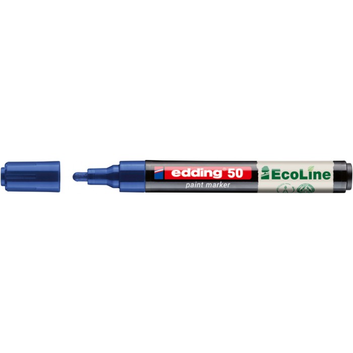 Paintmarker edding 50 EcoLine op waterbasis 2-3mm blauw