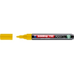 Paintmarker edding 790 op alcoholbasis 2-3mm geel