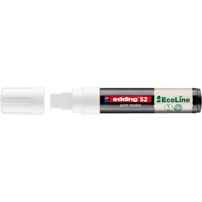 Paintmarker edding 52 EcoLine op waterbasis 4-15mm wit