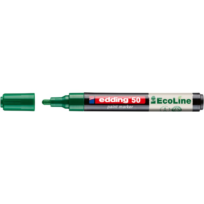 Paintmarker edding 50 EcoLine op waterbasis 2-3mm groen