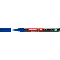 Paintmarker edding 791 op alcoholbasis 1-2mm blauw