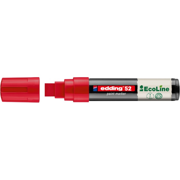 Paintmarker edding 52 EcoLine op waterbasis 4-15mm rood