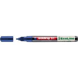 Paintmarker edding 51 EcoLine op waterbasis 1-2mm blauw