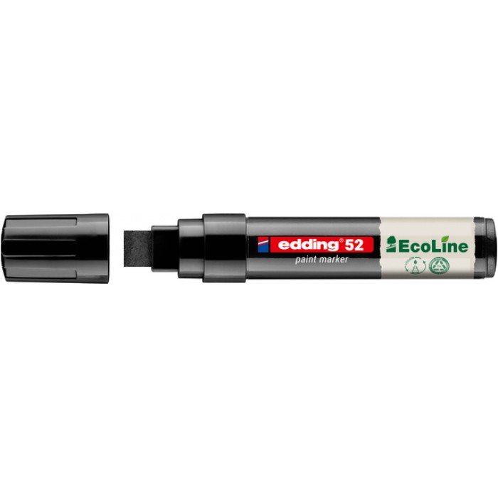 Paintmarker edding 52 EcoLine op waterbasis 4-15mm zwart