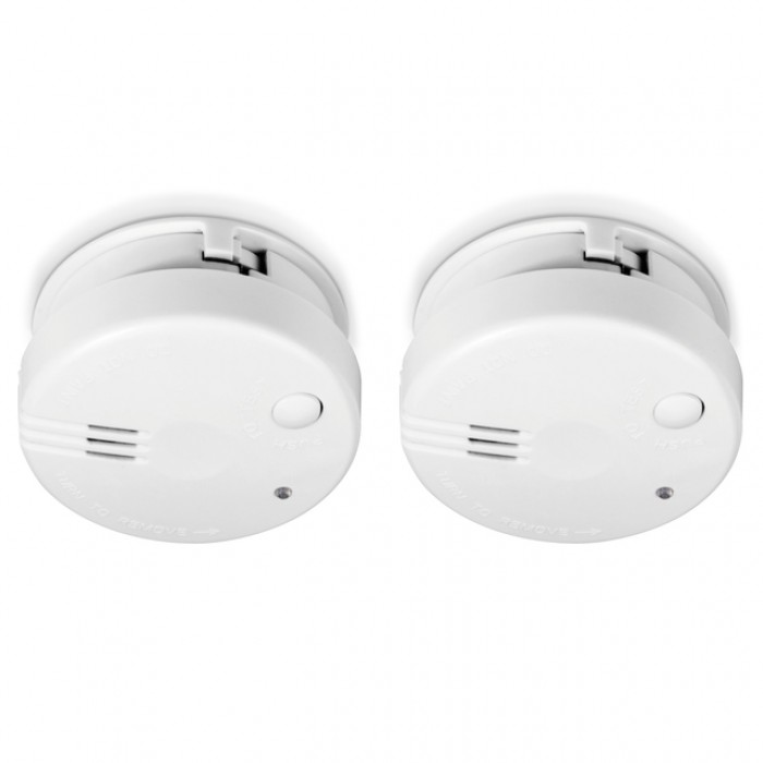 Rookmelder Alecto mini 2 stuks met 5 jaar batterij SA102 wit