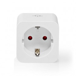 Slimme stekker Nedis Smartlife Wifi enkel wit