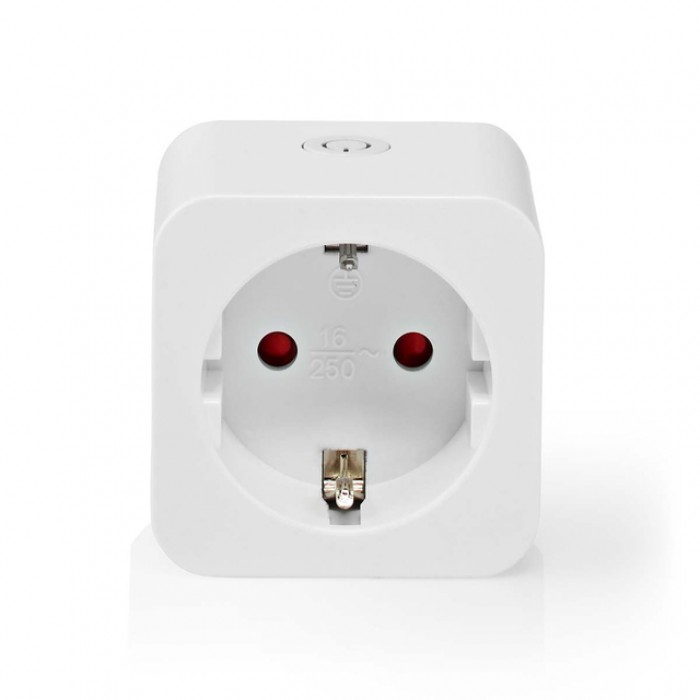 Slimme stekker Nedis Smartlife Wifi enkel wit