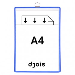 Zichtpanelenframe hangend Tarifold A4 blauw 5 stuks