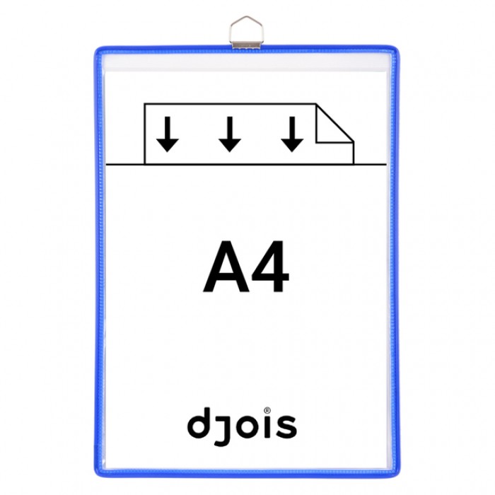 Zichtpanelenframe hangend Tarifold A4 blauw 5 stuks