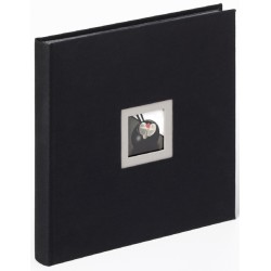 Fotoalbum walther design Black & White 30x30cm 25vel zwart