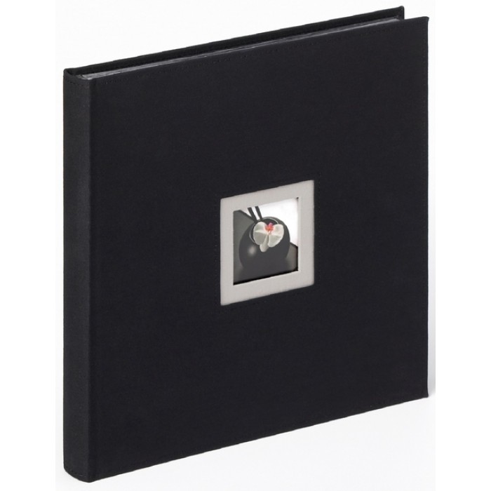 Fotoalbum walther design Black & White 30x30cm 25vel zwart