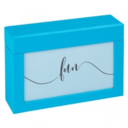 Fotobox walther design Fun 10x15cm 100 foto's oceaan blauw