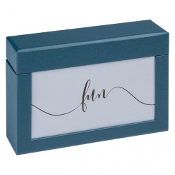 Fotobox walther design Fun 10x15cm 100 foto's blauw