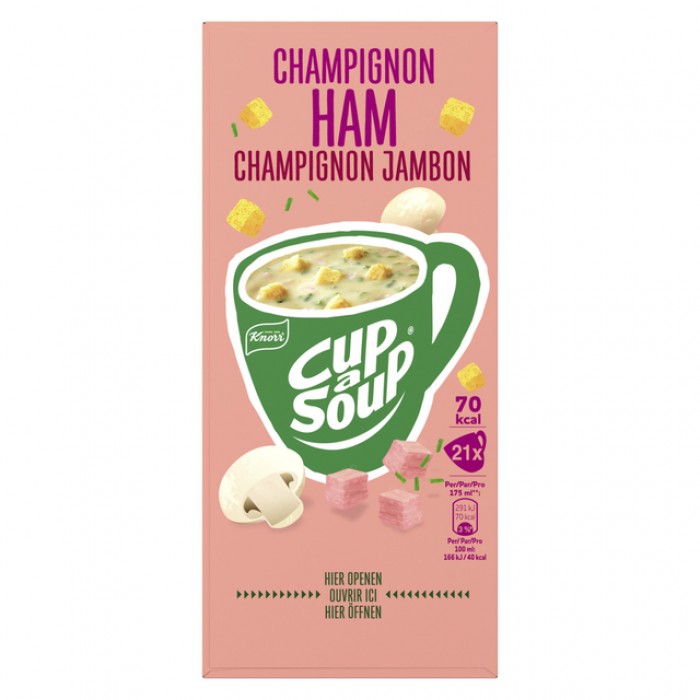 Cup-a-Soup Knorr champignon ham 21x175ml