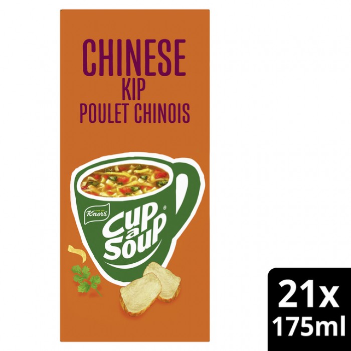Cup-a-Soup Knorr Chinese kip 21x175ml
