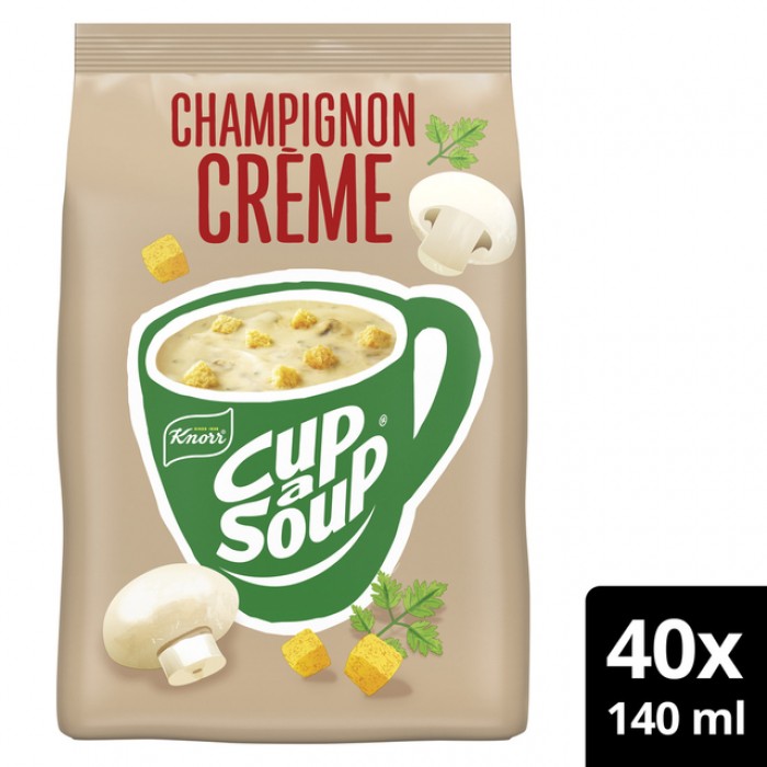 Cup-a-Soup Knorr machinezak champignon cr&egrave;me 140ml