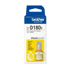 Klik hier voor meer details over  Navulinkt Brother BT-D180Y geel Navulinkt Brother BT-D180Y geel