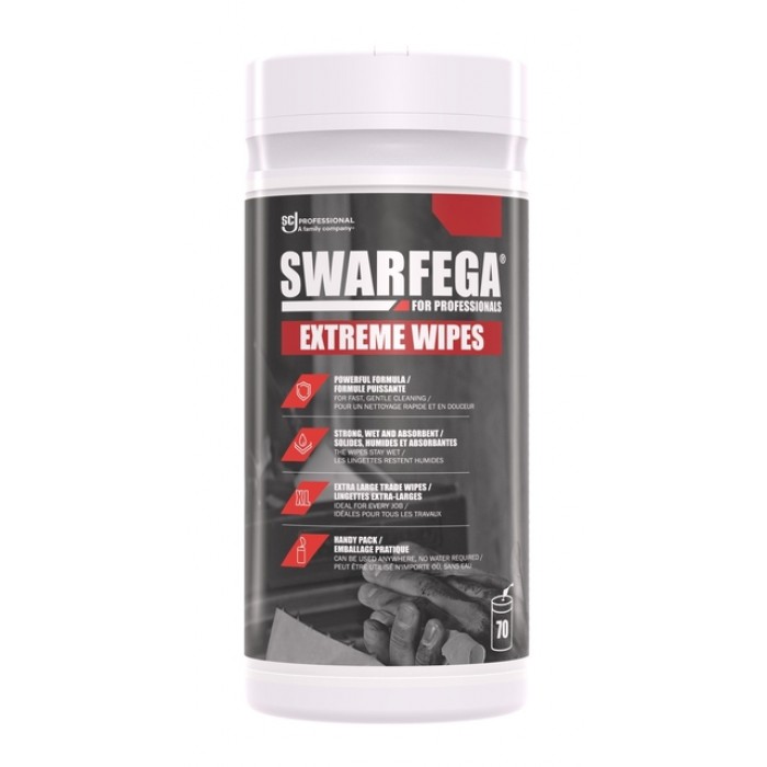 Handreinigingsdoek SCJ Swarfega Extreme Wipes 70 vel