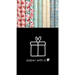 Inpakpapier Lovely nature 200x70cm assorti