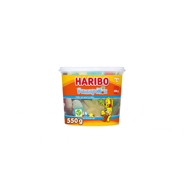 Snoep Haribo Funny Mix 550gr