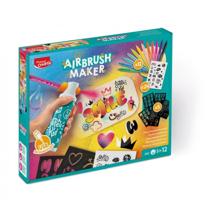 Airbrush Maker Maped Creativ set à 27 delen