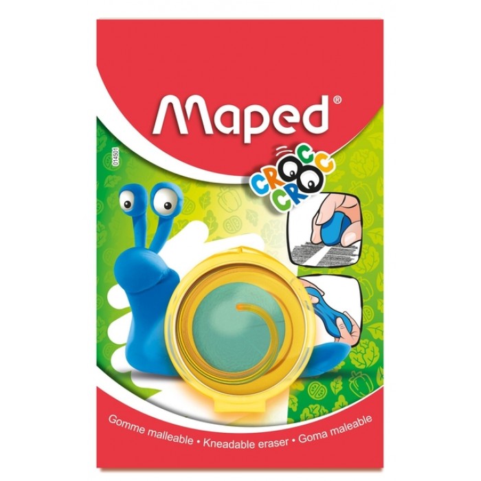 Kneedgum Maped Croc Croc blister à 1 stuk blauw