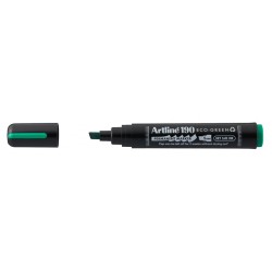 Klik hier voor meer details over  Permanent marker Artline 190 Dry Safe Eco schuin 2-5mm groen Permanent marker Artline 190 Dry Safe Eco schuin 2-5mm groen