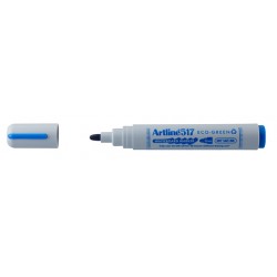 Klik hier voor meer details over  Whiteboardmarker Artline 517  Dry Safe Eco rond medium blauw Whiteboardmarker Artline 517  Dry Safe Eco rond medium blauw
