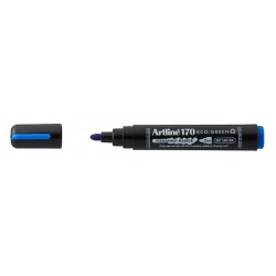 Klik hier voor meer details over  Permanent marker Artline 170 Dry Safe Eco rond medium blauw Permanent marker Artline 170 Dry Safe Eco rond medium blauw