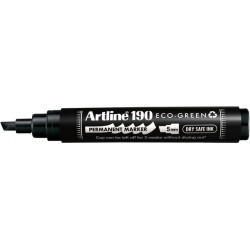 Permanent marker Artline 190  Dry Safe Eco schuin 2-5mm zwart
