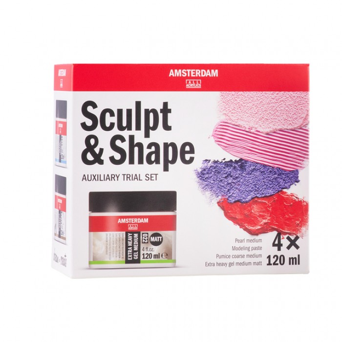 Mediumset Amsterdam Mini Sculpt & Shape set à 4 stuks 120ml