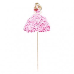 Feestprikkers Haza prinses 20cm 8 stuks
