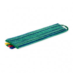 Klik hier voor meer details over  Vlakmop Greenspeed Velcro microvezel met schrobstroken 45cm donkergroen Vlakmop Greenspeed Velcro microvezel met schrobstroken 45cm donkergroen