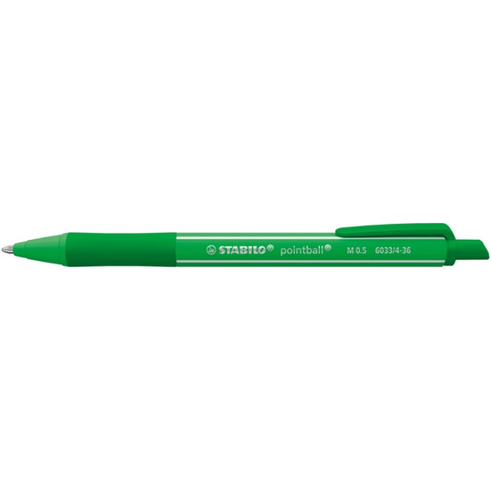 Balpen STABILO pointball colorful medium groen