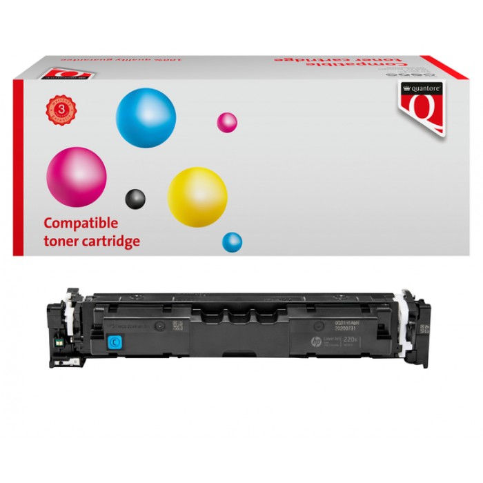 Tonercartridge Quantore alternatief tbv HP W2201X cyaan