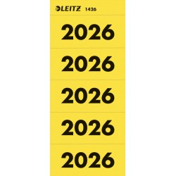 Rugetiket Leitz 2026 geel 100 stuks