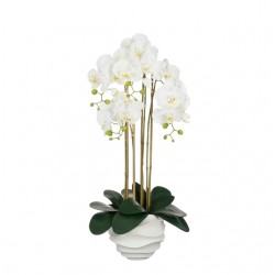 Kunstplant Mica Phalaenopsis in pot wit 40x34x82cm