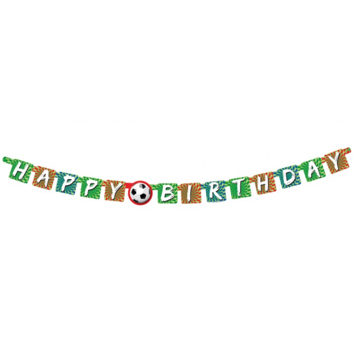 Letterslinger Haza Happy birthday goal! 180cm