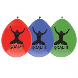 Ballon Haza goal! &Oslash;30cm assorti 6 stuks