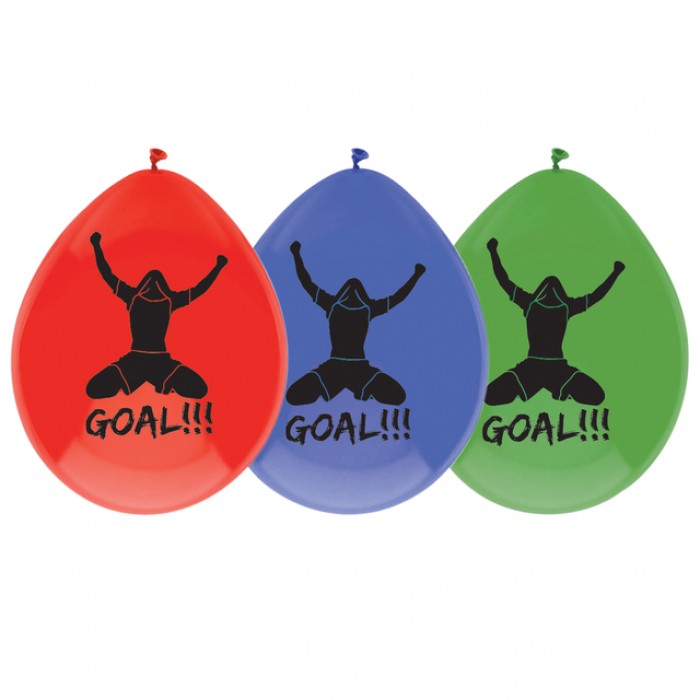 Ballon Haza goal! &Oslash;30cm assorti 6 stuks
