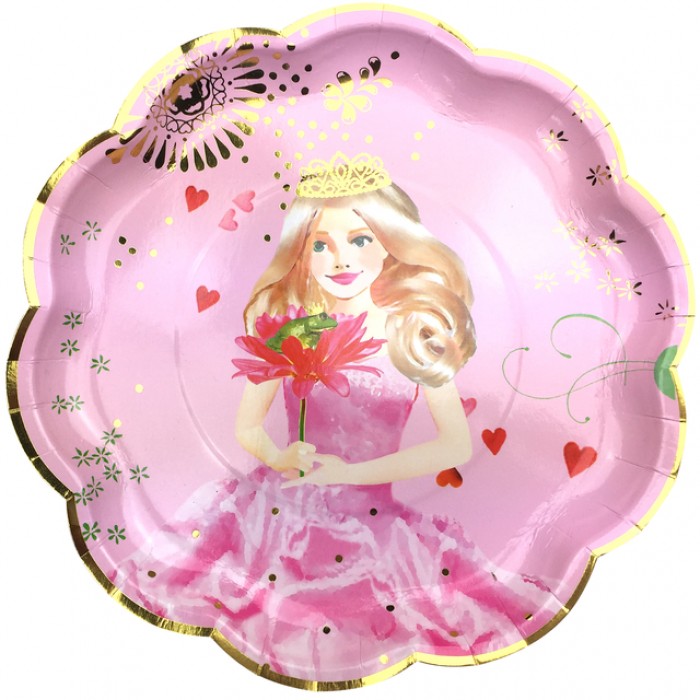 Bord Haza prinses 23cm 8 stuks