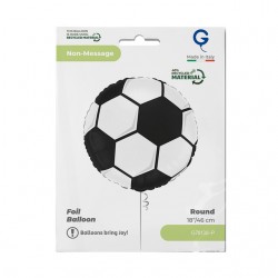 Folieballon voetbal 45cm