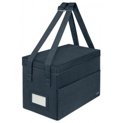 Opbergtas Leitz gestofferd met deksel compact grijs