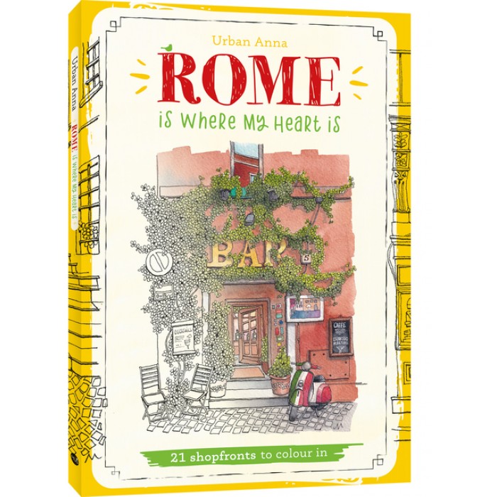 Kleurboek Urban Anna Rome is where my heart is